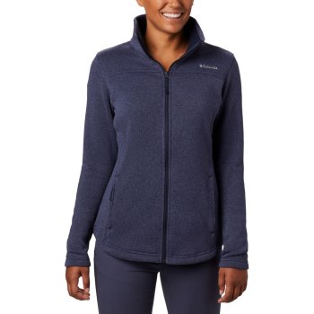 Dámské Bundy Columbia Canyon Point Fleece Full Zip Tmavě Blankyt NDMVGB814